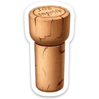 wine cork sticker
