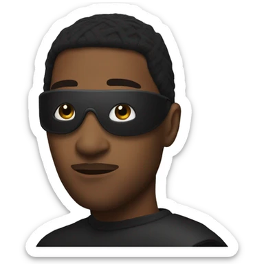 roadman with ski mask sticker