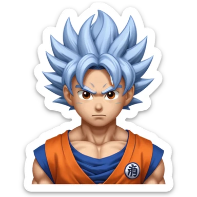 San goku ultra instinct  sticker