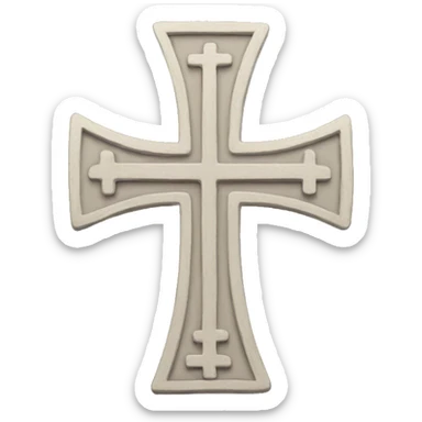 Cross sticker
