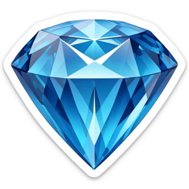 Blue Diamond sticker