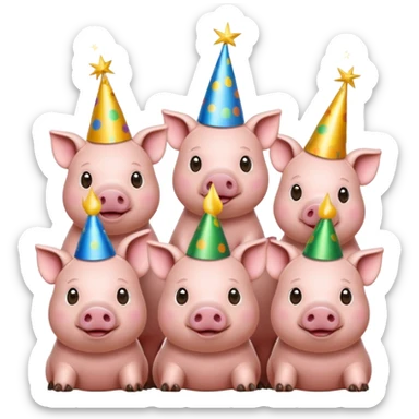party pigs sticker