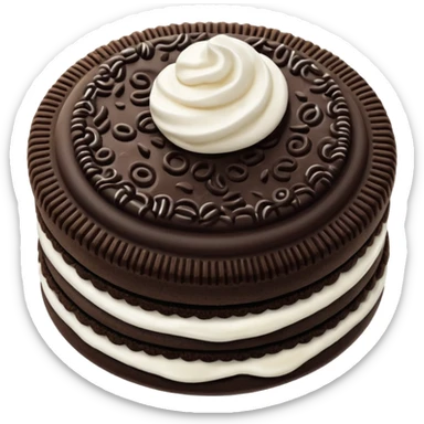 Una galleta oreo sticker