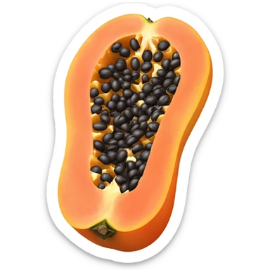 papaya sticker