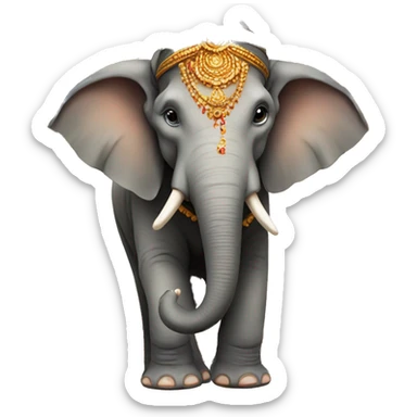 Hindu elephant sticker