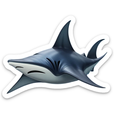 manta ray emoji sticker