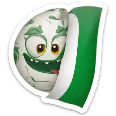 Serpentard from Harry Potter with Algerian flag sticker