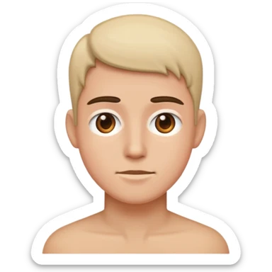 Only head without neck sticker