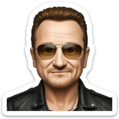 Bono u2 sticker