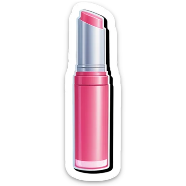 Light pink lip gloss tube  sticker