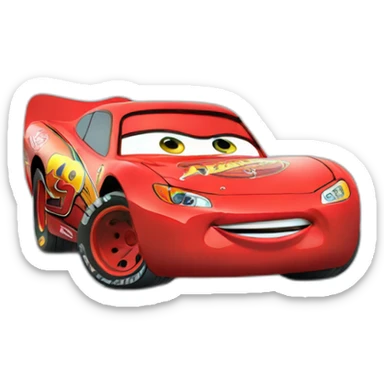 lightning mcqueen coding sticker