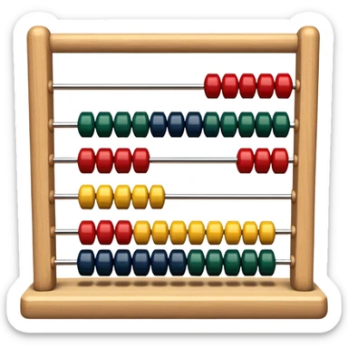 abacus design different sticker