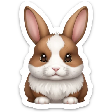 Netherland dwarf bunny sticker