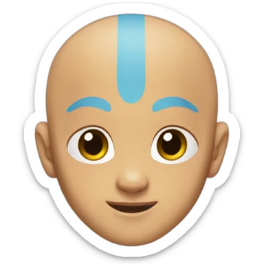 Aang emoji sticker
