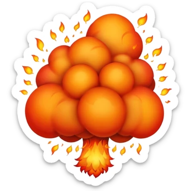 Bomb celebration sticker