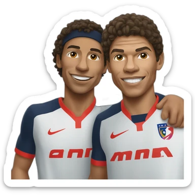 Nadal and Mbappé sticker