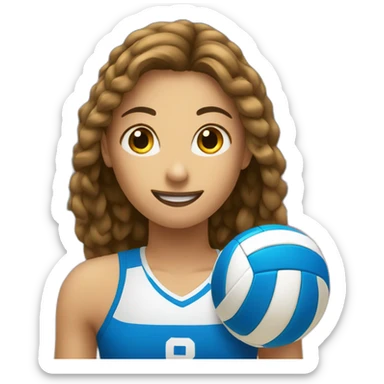 volleyball sticker