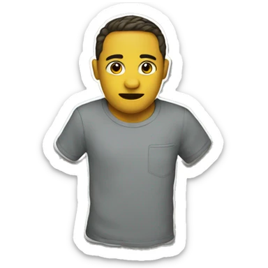 tshirt with magnet sticker