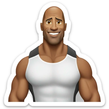 Dwayne Johnson sticker