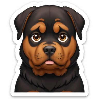 Sad Rottweiler  sticker