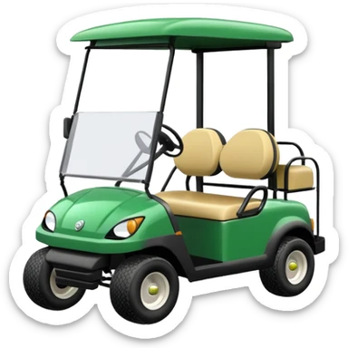 Create a golf cart emoji sticker