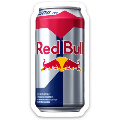 Red bull energy drink sticker
