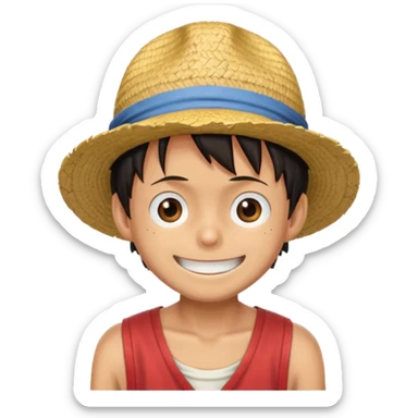 monkey d luffy sticker