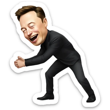 elon musk twerking sticker