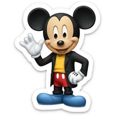 Mickey mouse sticker