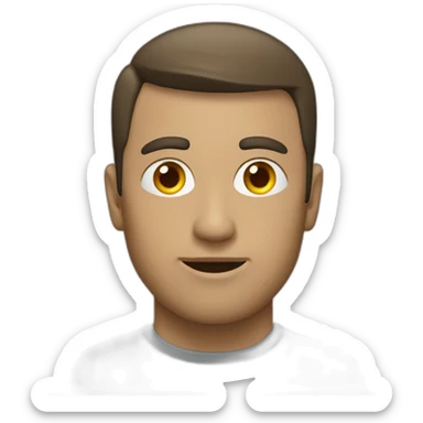 Man coding on low level language sticker