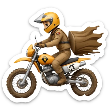 Roulig moto cross sticker