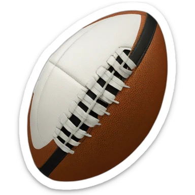 Ballon de rugby sticker