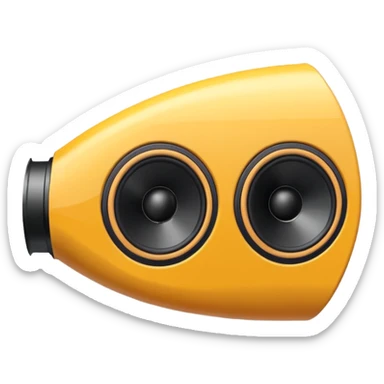 speaker sound output sticker