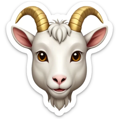 I King of the goats sticker