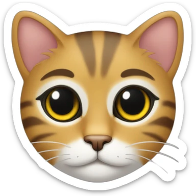 Gatito santo buenos dias sticker