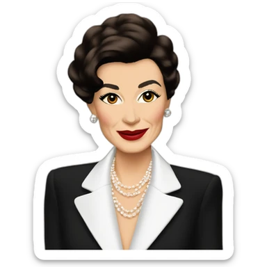 Coco chanel pantsuit sticker