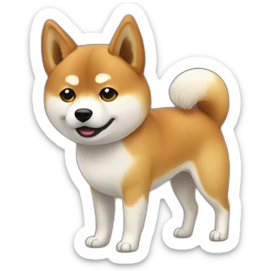 shibainu-refusing-to-walk sticker