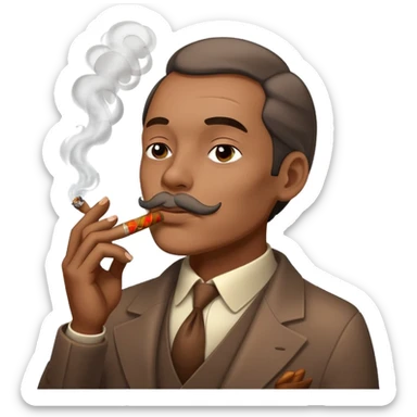 Sigarro tirando humo  sticker
