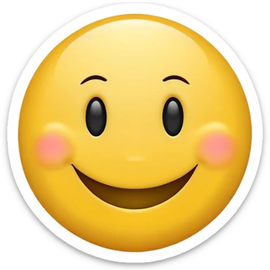 yellow circle smily with thanks message sticker