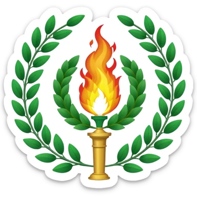 
Laurel Wreaths
Torch Relays
Stadium Flags sticker