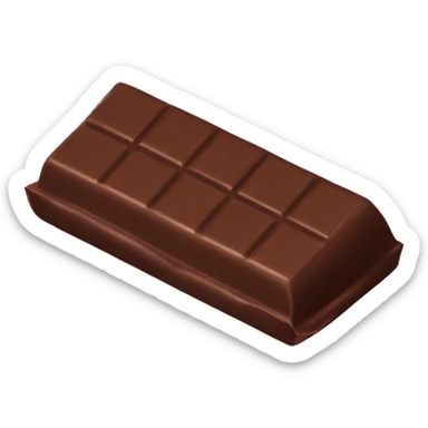 chocolate bar sticker