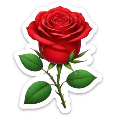 Rose sticker