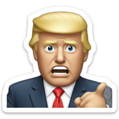 trump who farts sticker