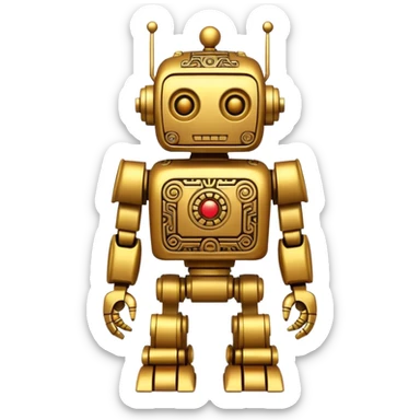 Aztec Robot  sticker