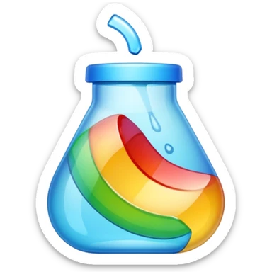 Plastic pic  sticker