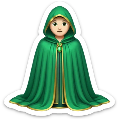   cloak of legend Emoji fantasy pixel art style sticker