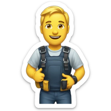 offsite with client sticker