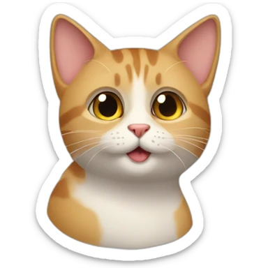 Gato tierno sticker
