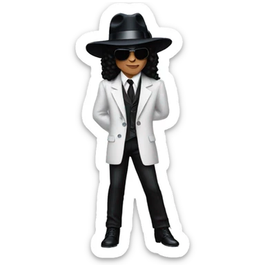 Michael Jackson in Smooth Criminal sticker