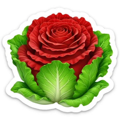 Lolla Rossa lettuce sticker